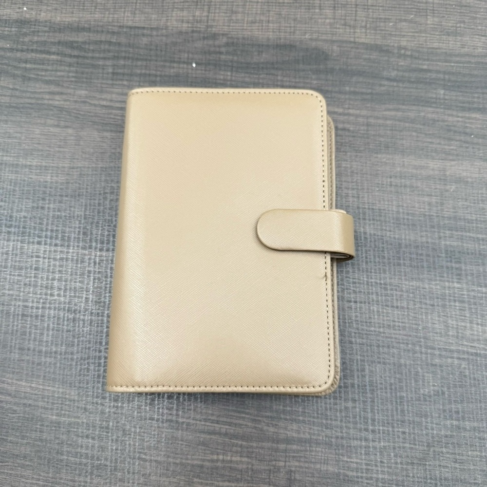 FiloFAX Saffiano Personal Organizer Cover - Fawn